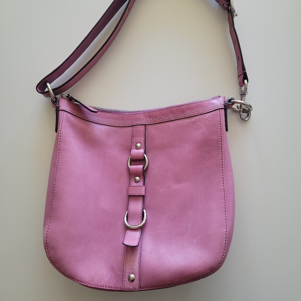 Leather Coach purse